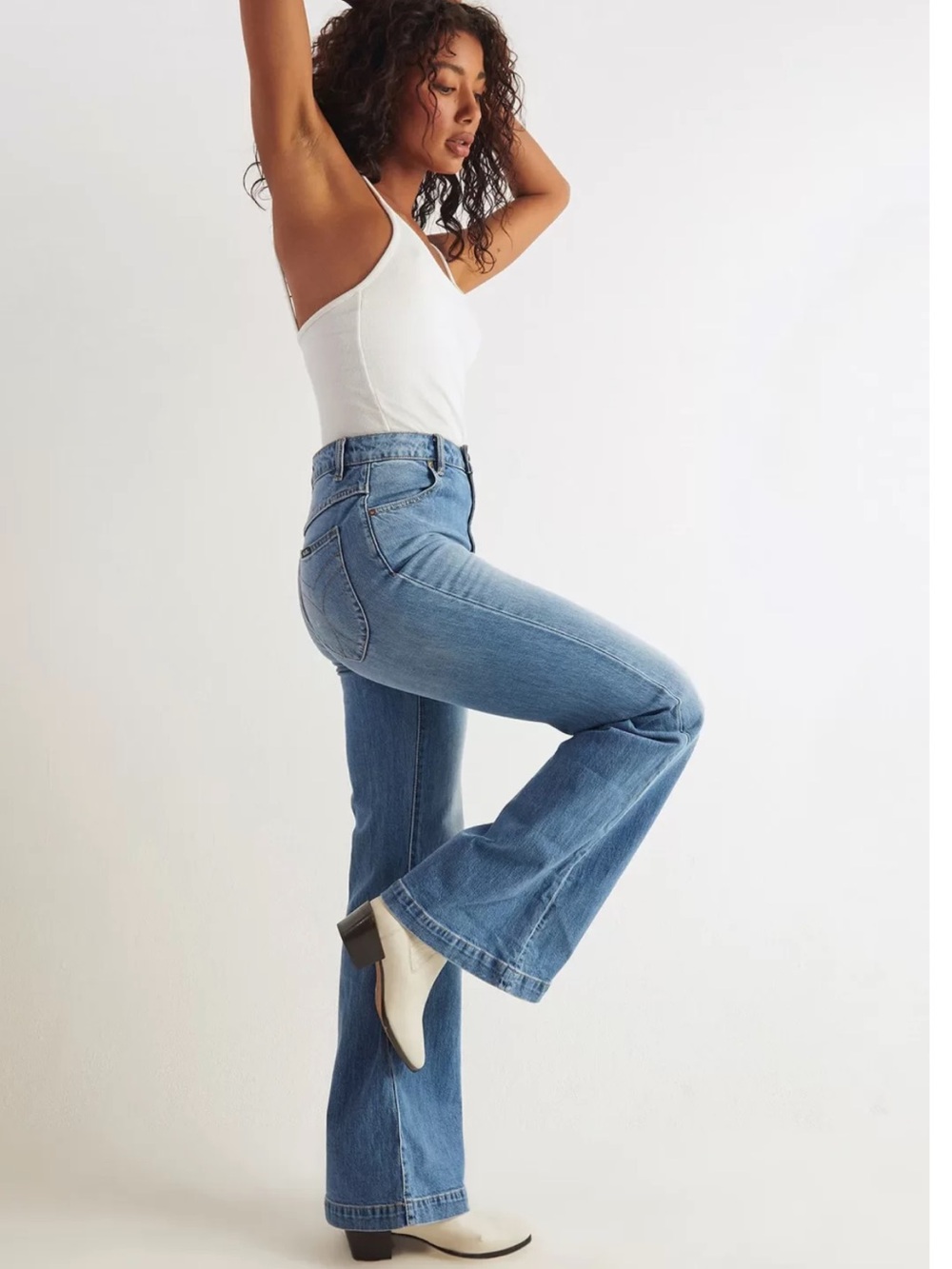 NWT ROLLA'S East Coast Flare High Rise Karen Blue Size 27